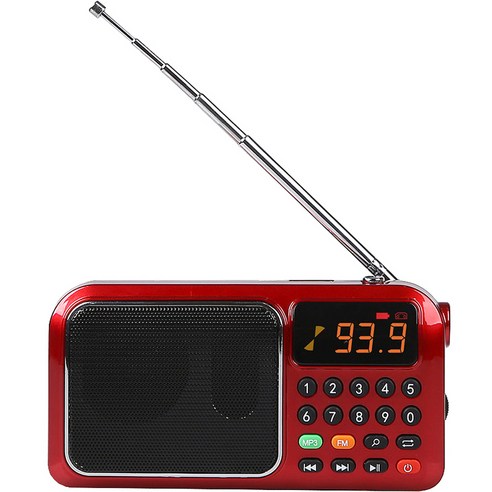 코비 효도 라디오 남성용 휴대용 대형화면 라디오