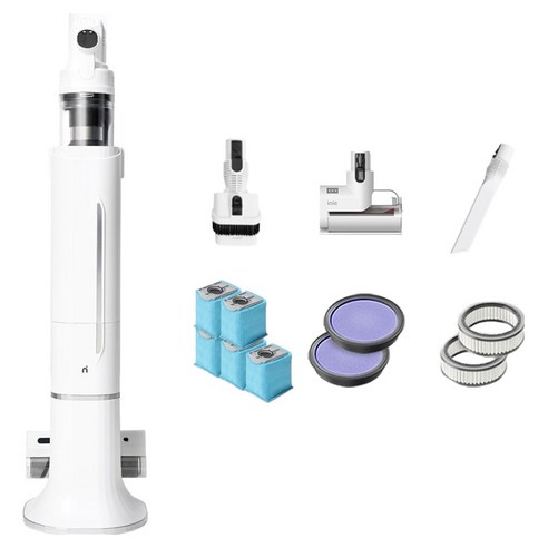 아이닉 무선청소기 i50 아이타워 + 헤드브러시 + 침구 브러시 + 필터 2p 세트 i50 itower, 혼합색상, i50 itower