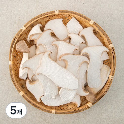 구이용 새송이 버섯 슬라이스, 500g, 5개