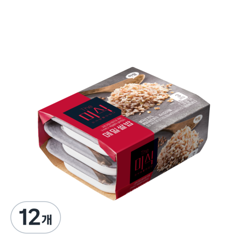 The미식 메밀쌀밥, 180g, 12개