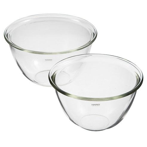 하리오 다용도 내열유리 믹싱볼 2종 세트