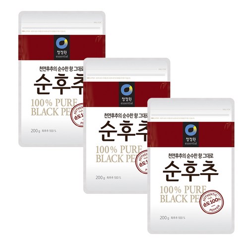 청정원 순후추, 200g, 3개
