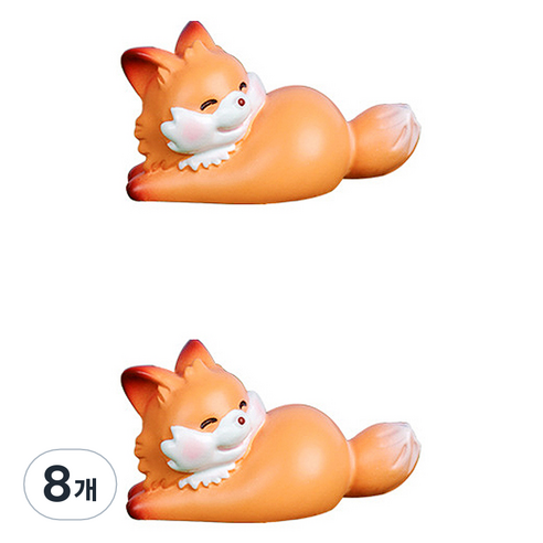 라벤티아 동물 장식품 여우 타입4, 8개