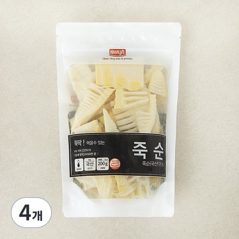 나무새 뚝딱죽순, 200g, 4개