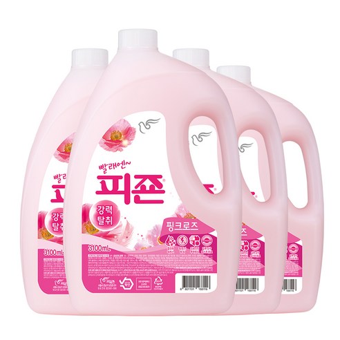   Pigeon Regular Fiber Softener Pink Rose, 3100 ml, 4p