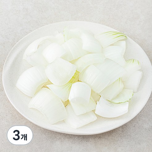 곰곰 양파 깍둑썰기, 500g, 3개