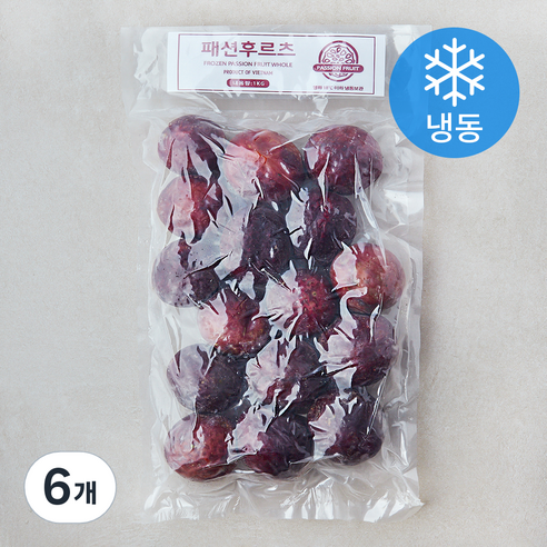 패션후르츠 (냉동), 6개, 1kg
