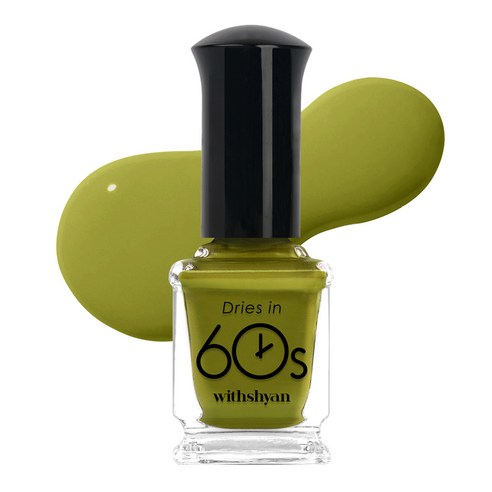 위드샨 60초 매니큐어 유광, M31 팅커벨그린, 9ml, 1개