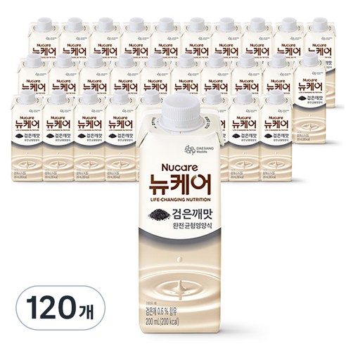 뉴케어 검은깨맛 완전균형영양식, 200ml, 120개
