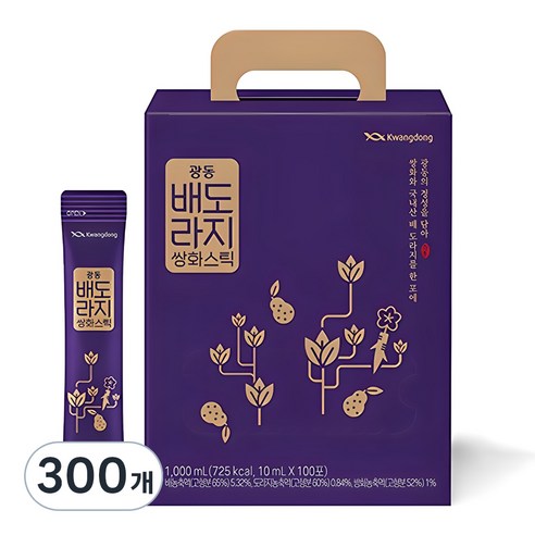 광동 배도라지 쌍화 스틱, 10ml, 300개