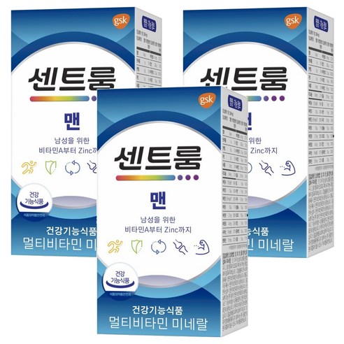 센트룸 맨 멀티비타민 미네랄, 50정, 3개