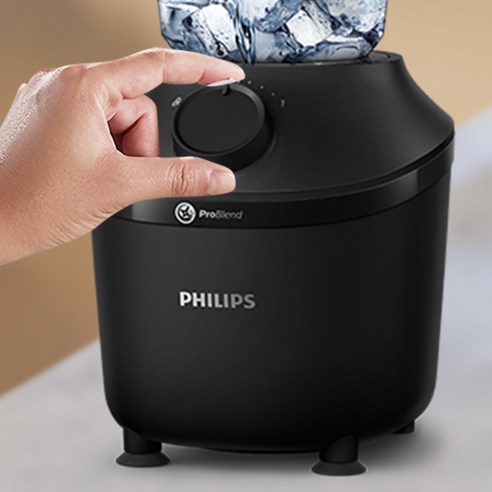 필립스 블렌더 3000 시리즈 믹서기 블랙: 맞춤형 스무디와 풍부한 요리의 비결