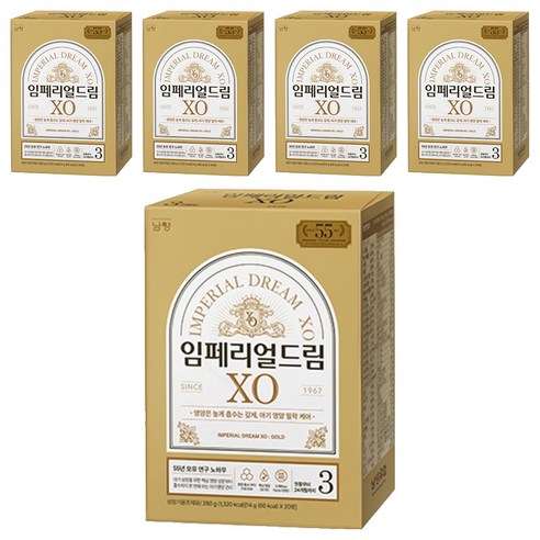 남양 임페리얼드림 XO GOLD 3단계 12~24개월 280g, 20개입, 5개