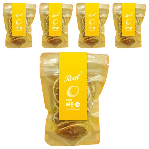 디톡톡 씨없는 실속형 건조 레몬, 25g, 1개입, 10개