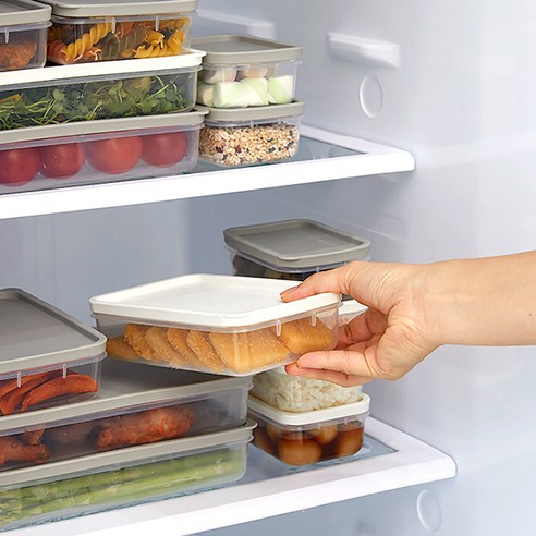 냉장고와 냉동실 정리 및 식재료 신선도 유지에 이상적인 씨밀렉스 냉장고 냉동실 보관 용기