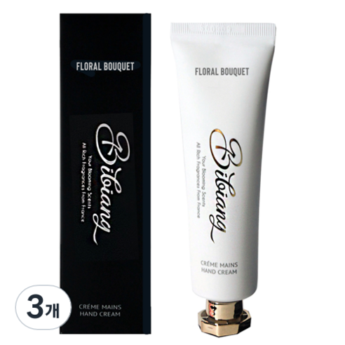 비비앙 퍼퓸 핸드크림 플로라부케, 30ml, 3개