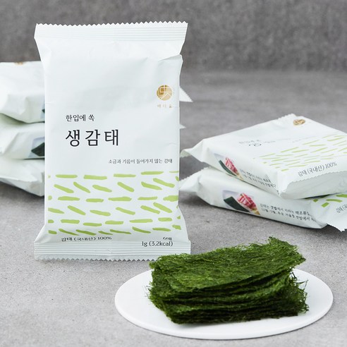 바다숲 생감태 6봉 1g 감태김치 바다숲 생감태 6봉 1g 감태김치