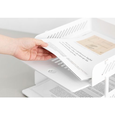 책상 위 질서 정연한 아름다움, 시스맥스 EL 3 서류받침