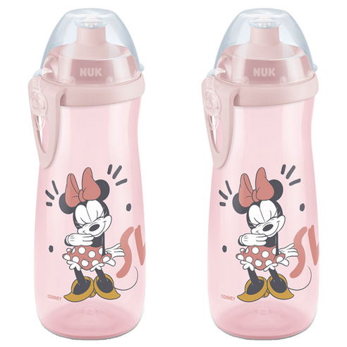 누크 디즈니 스포츠 빨대컵 450ml, 미니, 2개