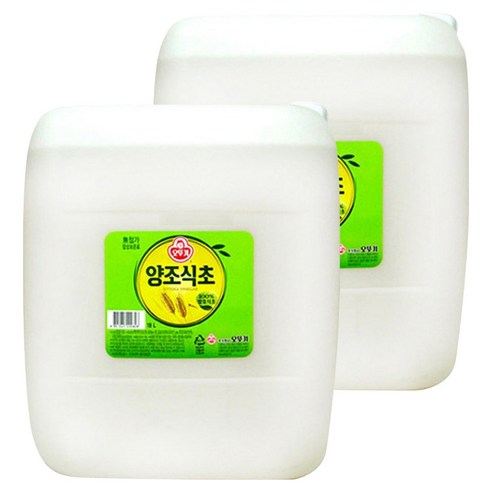 오뚜기 양조식초, 18L, 2개