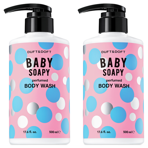 더프트앤도프트 퍼퓸드 바디워시 베이비소피, 500ml, 2개