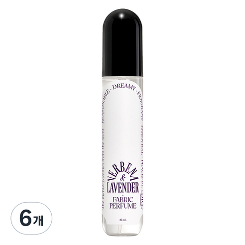 오디드 패브릭 퍼퓸 섬유탈취제 버베나라벤더, 6개, 85ml