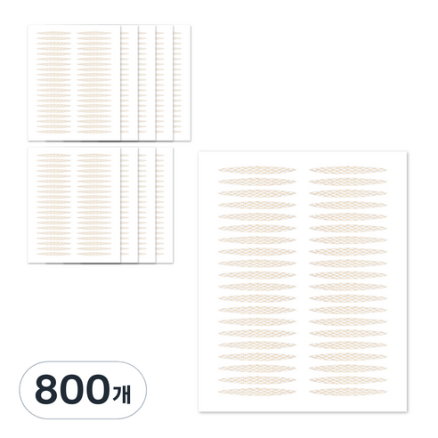 더분 대용량 마이스킨 쌍꺼풀 테이프 레이스, S타입, 800개