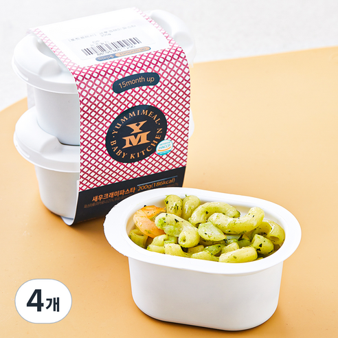 얌이밀 새우크래미 파스타, 100g, 4개