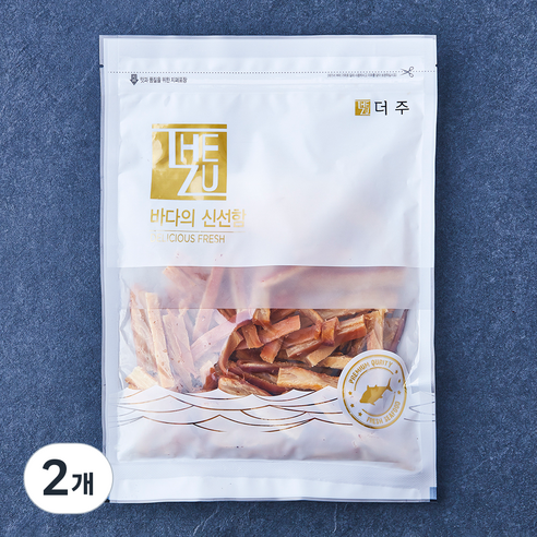 더주 바베큐 조미 오징어, 250g, 2개
