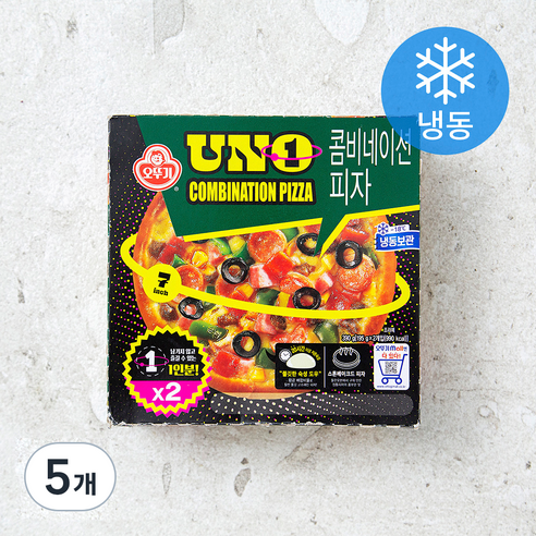 오뚜기 콤비네이션 피자 UNO (냉동), 195g, 2개입, 5개