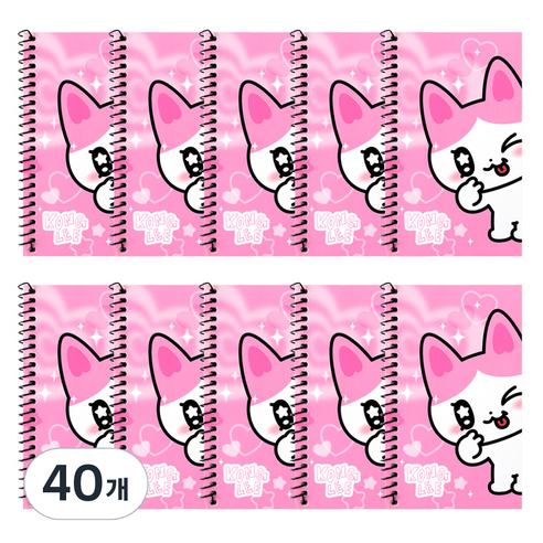 카카오프렌즈 골골즈 미니 수첩 40매, 콩이핑크, 40개
