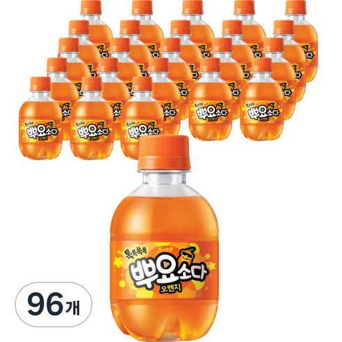 뿌요 소다 오렌지, 245ml, 96개