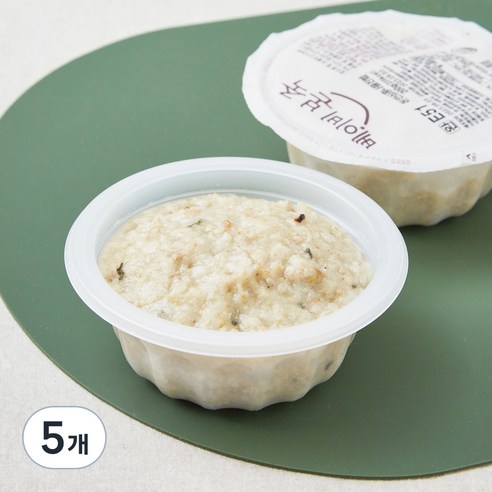 베이비본죽 돈안심 콩나물 진밥 완료기, 200g, 5개