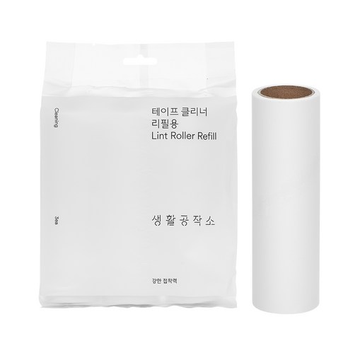 TAPE CLEANER 可撕式黏毛器 地板清潔工具 地板清潔產品 捲筒清潔器 清潔膠帶 灰塵 狗毛脫毛 生活工作所 粘毛器補充裝