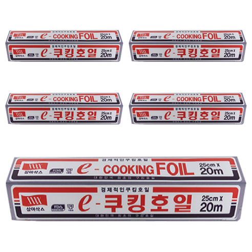 삼아삭스호일 e 쿠킹호일 25cm x 20m, 5개