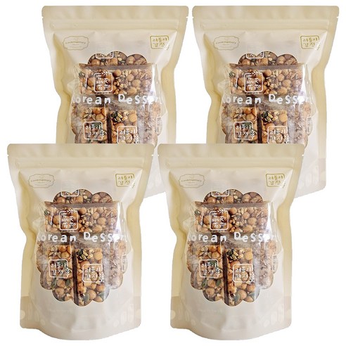 쿠킹스토리 러블리강정 견과 오란다 10p 랜덤발송, 200g, 4개