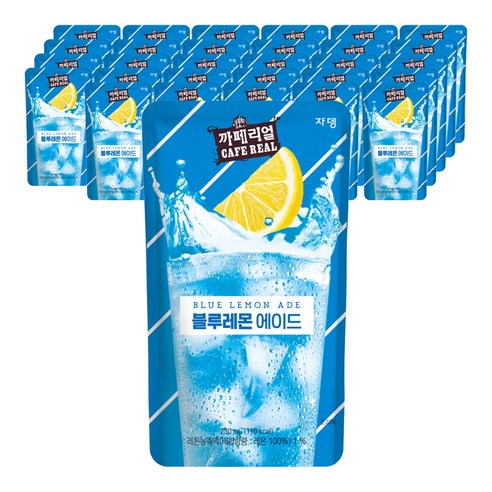 쟈뎅 까페리얼 블루레몬 에이드, 230ml, 30개