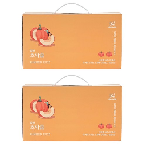 밀팜 호박 착즙, 80ml, 60개