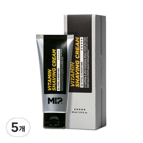 미프 비타민 쉐이빙 크림, 80ml, 5개