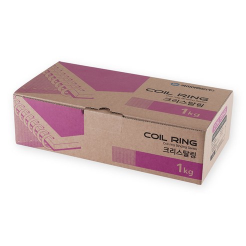 카피어랜드 3:1 코일링 1kg 44개입, 20mm, 투명, 44개