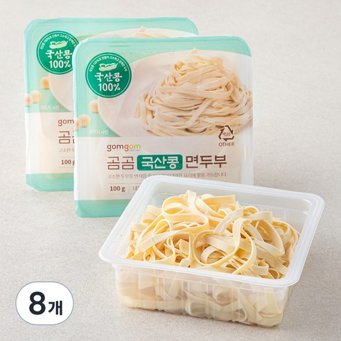 곰곰 국산콩 면두부, 100g, 8개