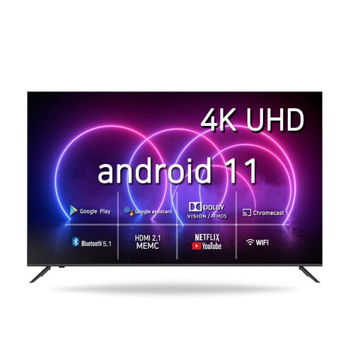 시티브 4K UHD LED 안드로이드 TV, 190cm(75인치), MR7504GGPT, 벽걸이형, 방문설치