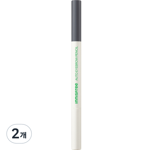 이니스프리 납작 아이브로우 펜슬 0.3g, 3 그레이, 2개