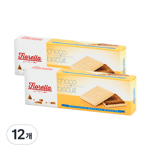 피오렐라 화이트초콜릿 비스킷, 68g, 12개