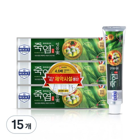 죽염 잇몸고 치약, 120g, 15개