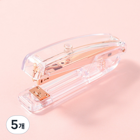 므라반 투명 스테플러, 골드, 5개