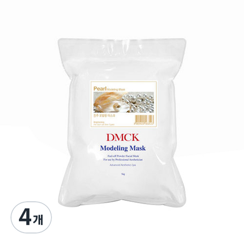 DMCK 진주 모델링 파우더 마스크 1kg, 4개, 1개입