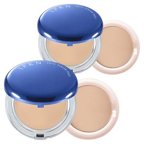 입큰 스킨 피니쉬 팩트 파우더 본품 14g + 리필 11g, 23호내추럴베이지, 2개