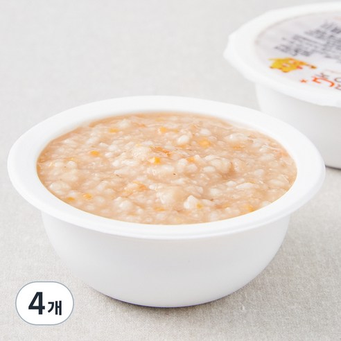 짱죽 중기 8개월 부터 이유식 죽, 혼합맛(누룽지 / 버섯), 200g, 4개