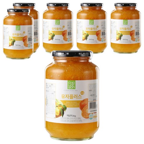 초록원 유자플러스감귤차, 2kg, 1개입, 6개